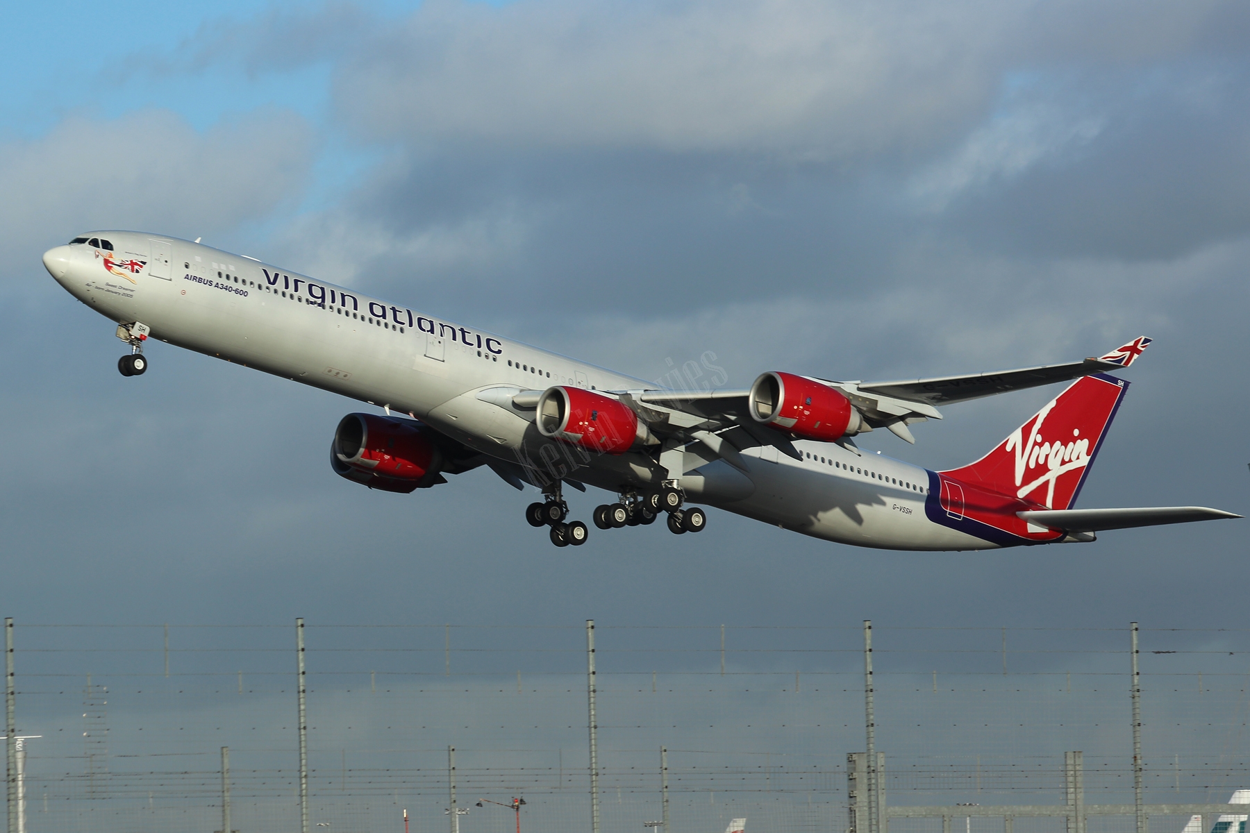 Virgin Atlantic A340 G-VSSH
