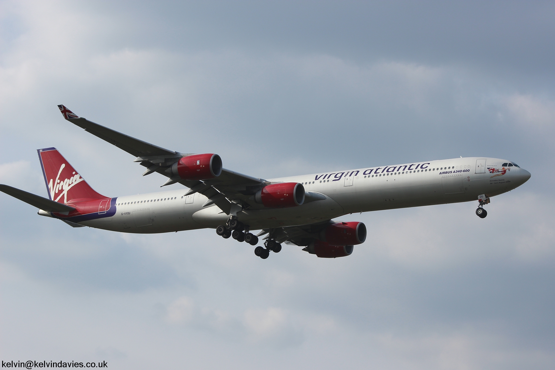 Virgin Atlantic A340 G-VYOU