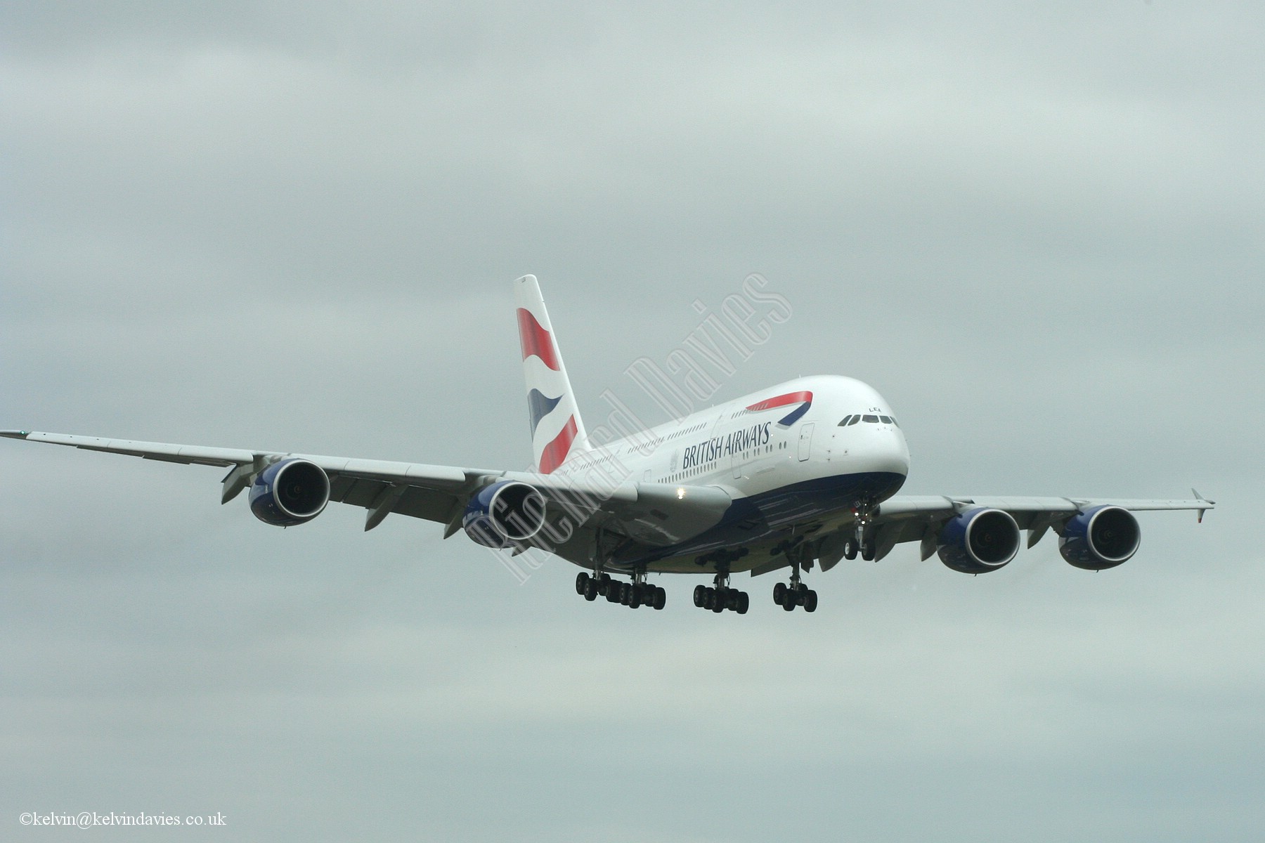 British Airways A380 G-XLEA