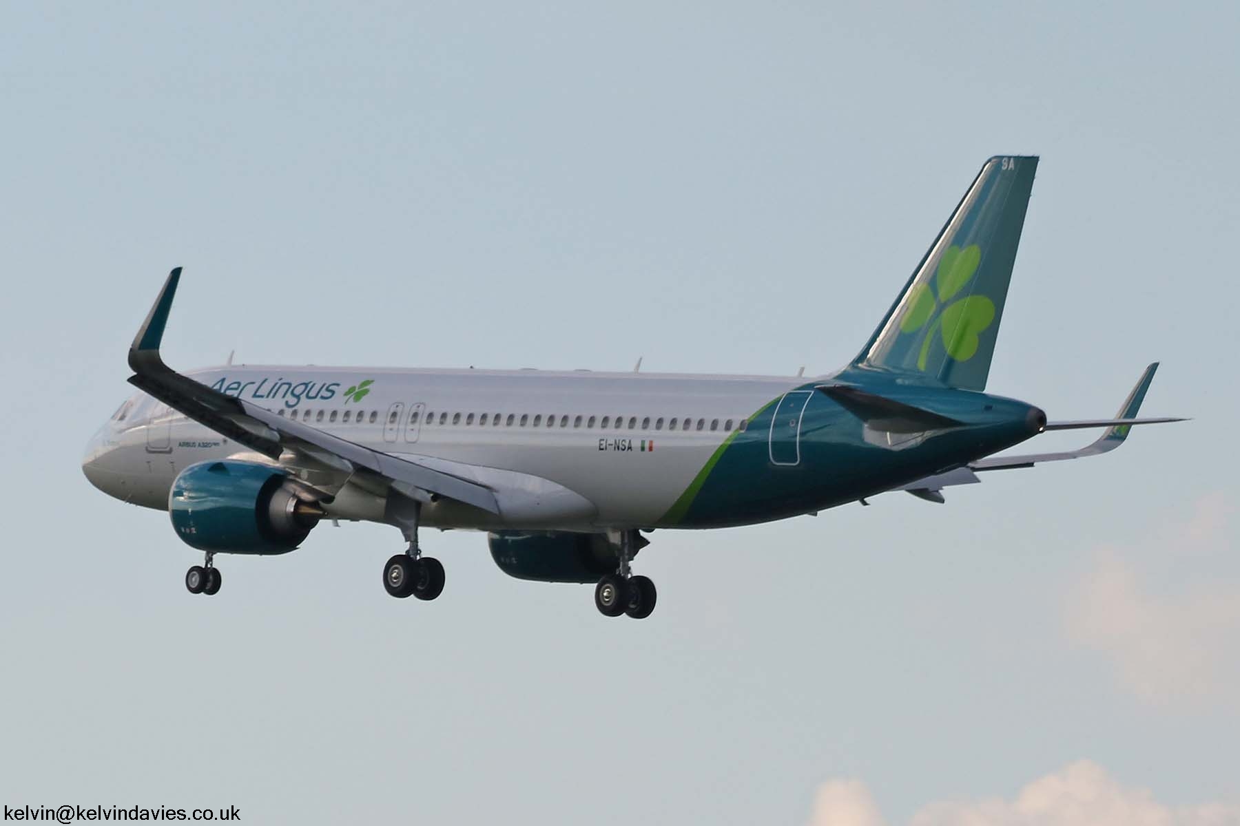 Aer Lingus' A320 EI-NSA