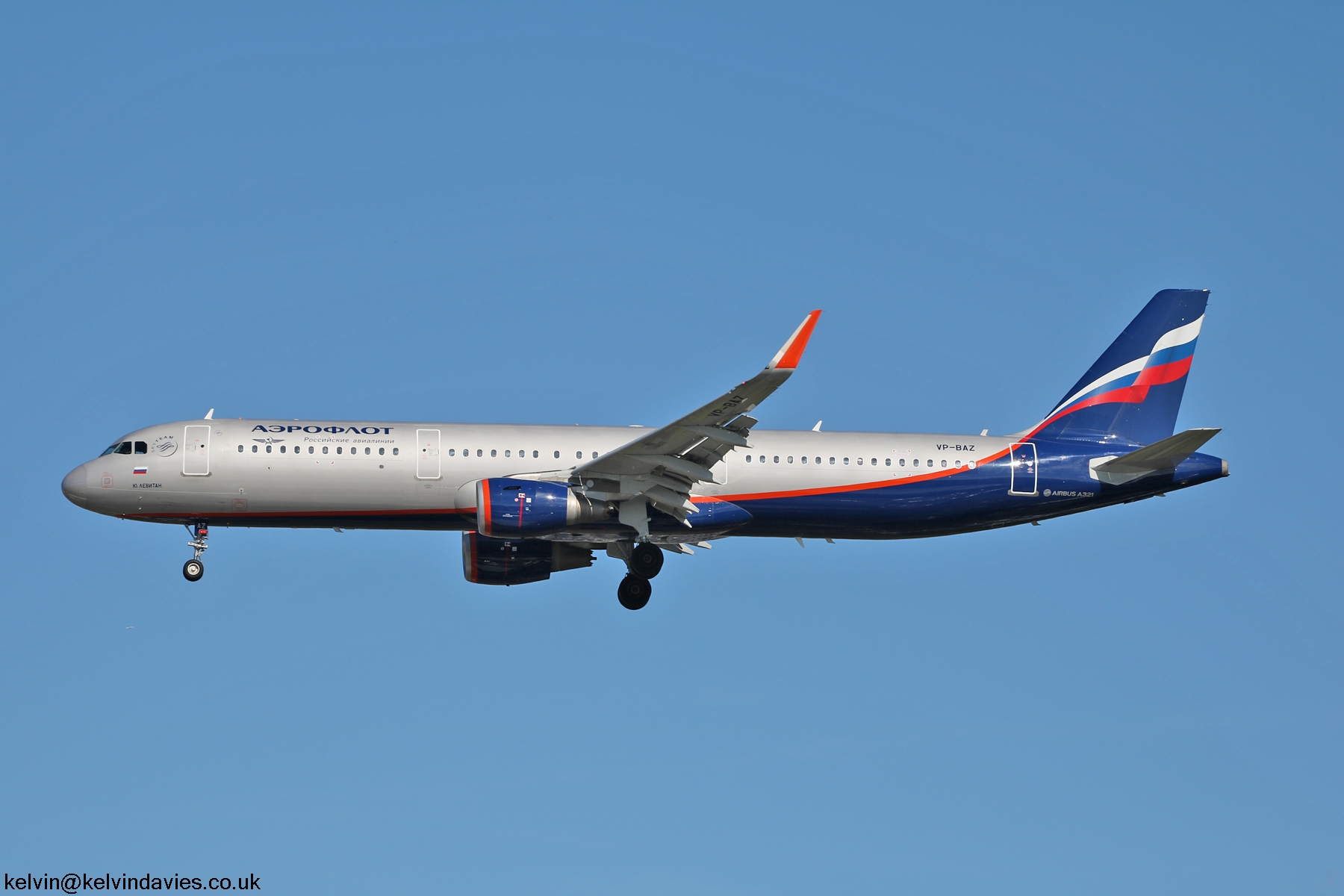 Aeroflot A321 VP-BAZ