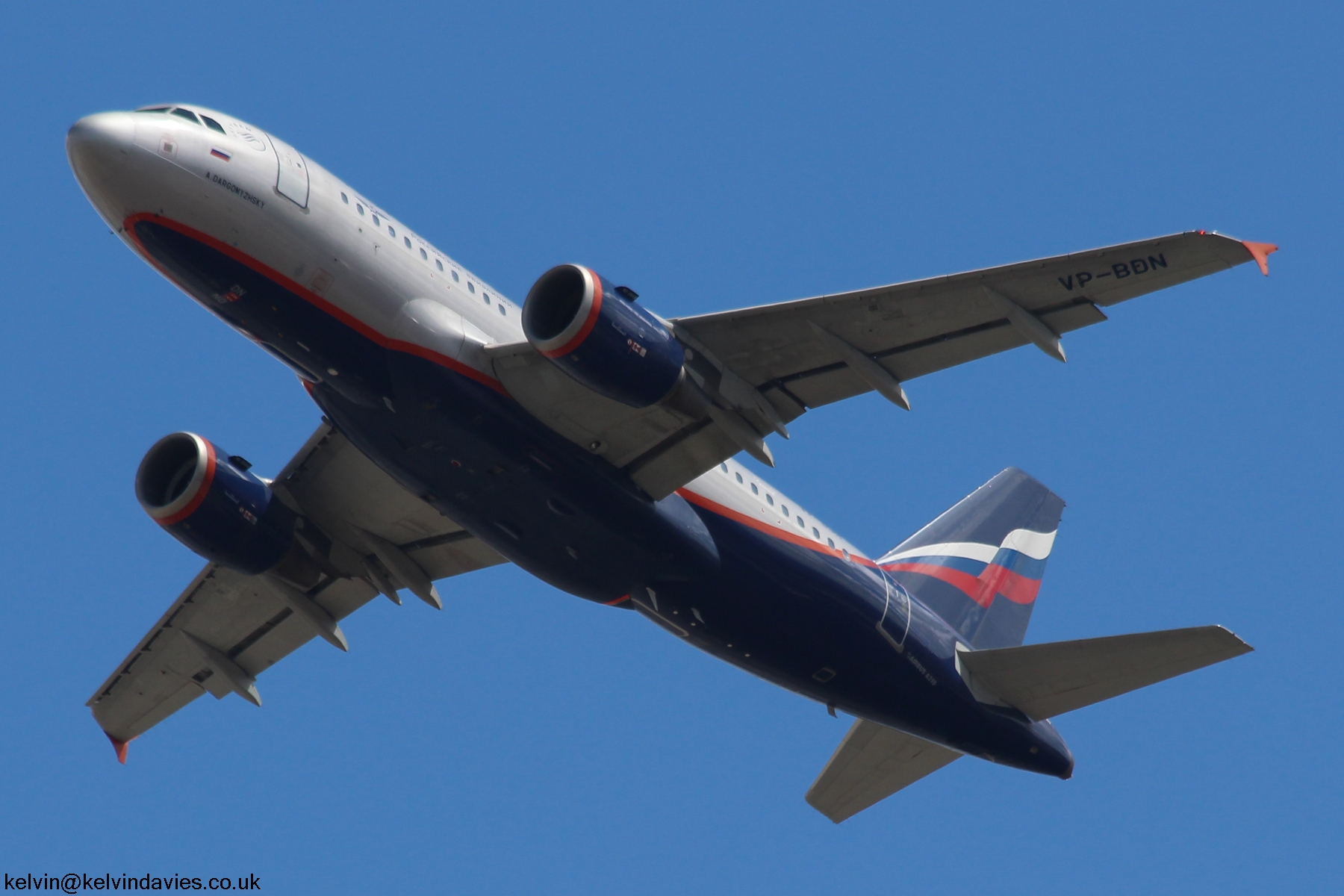 Aeroflot A319 VP-BDN