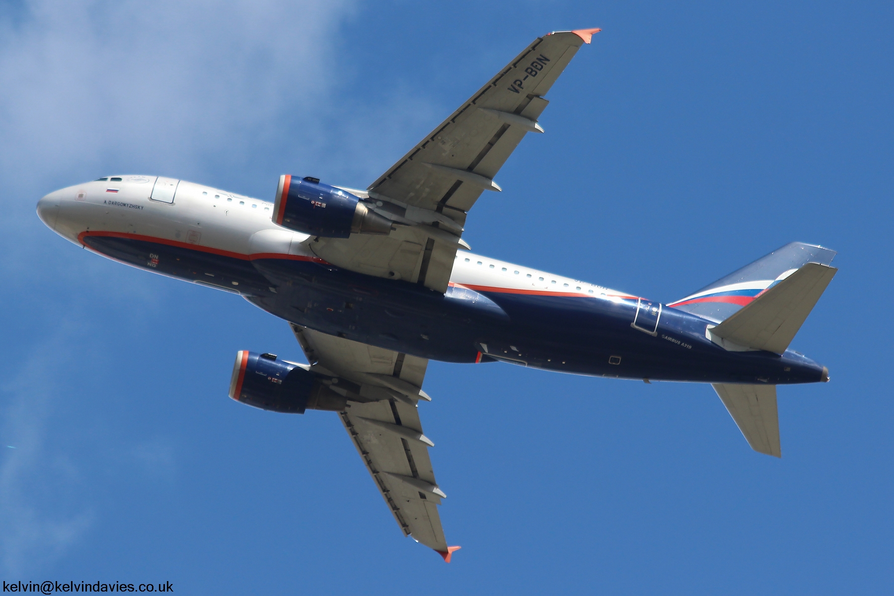 Aeroflot A319 VP-BDN