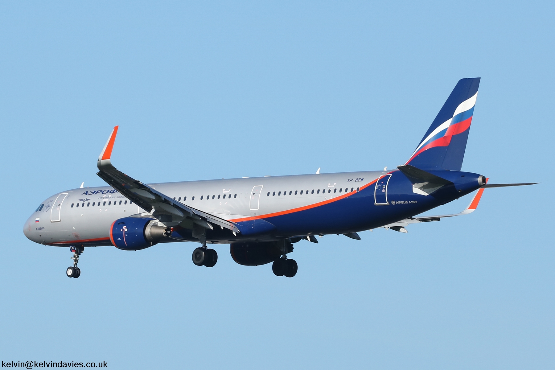 Aeroflot A321 VP-BEW