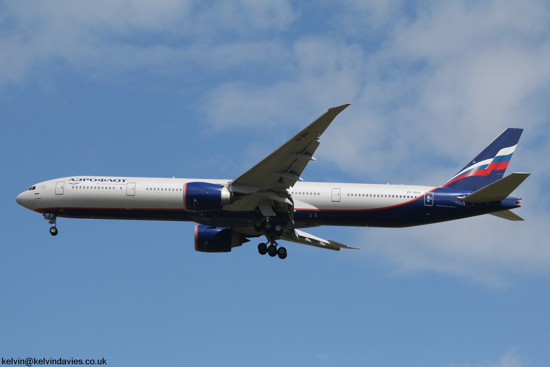 Aeroflot 777 VP-BHA