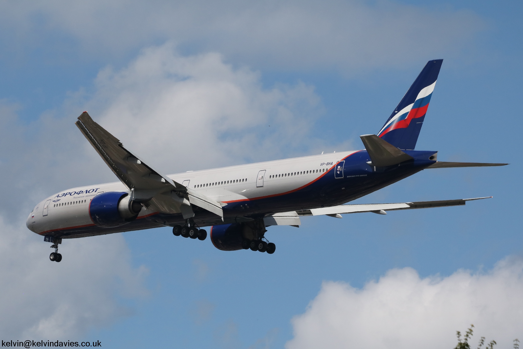 Aeroflot 777 VP-BHA