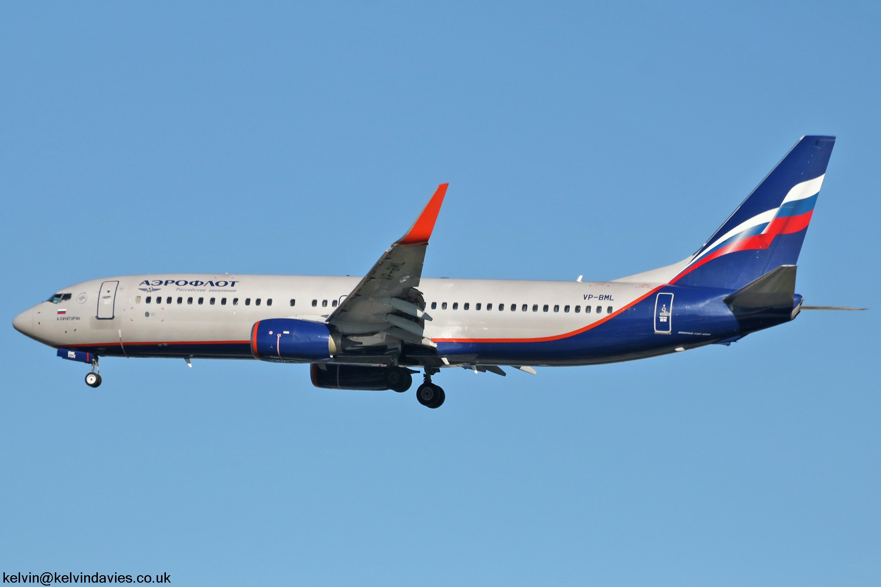 Aeroflot 737NG VP-BML