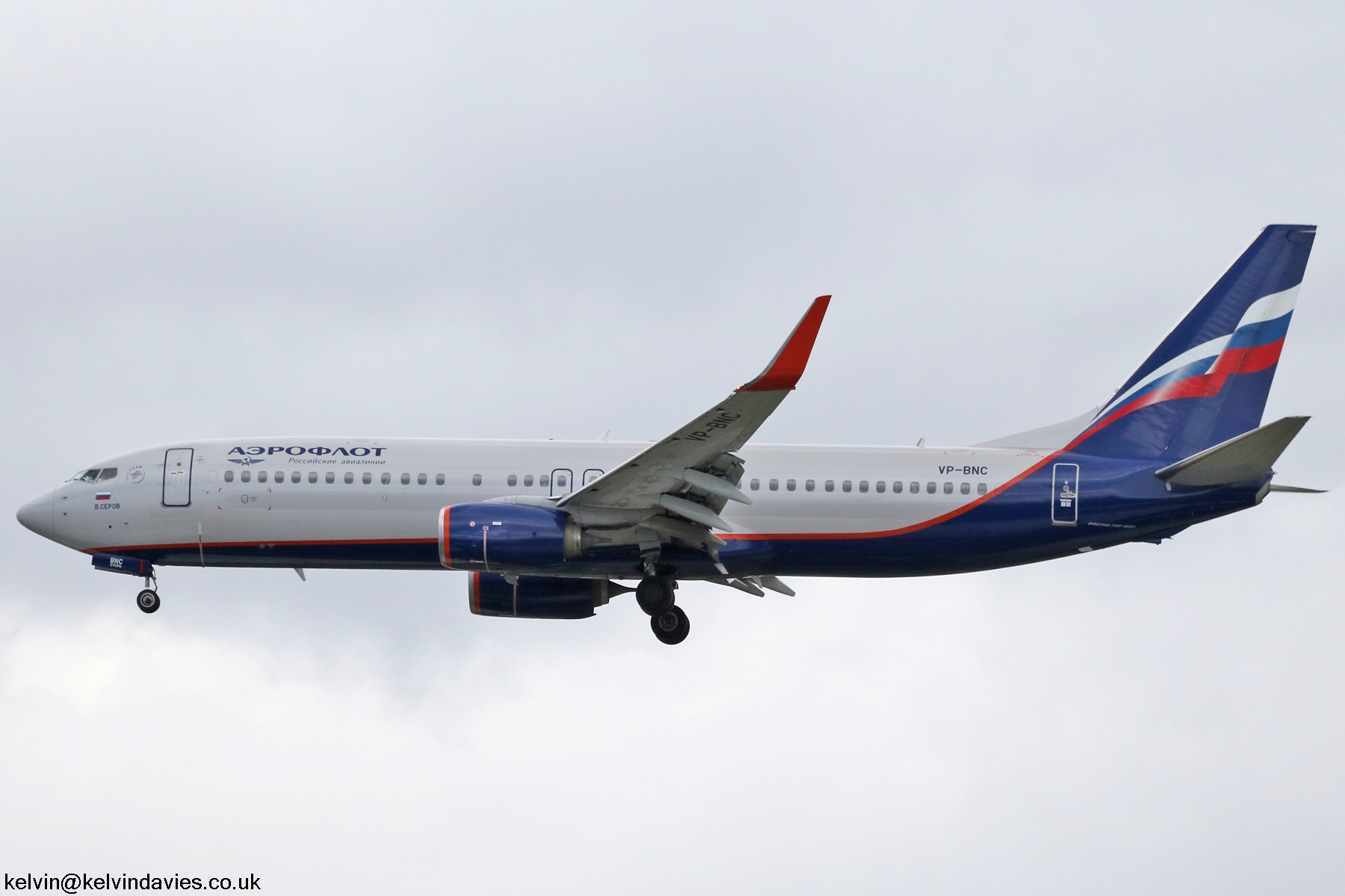 Aeroflot 737NG VP-BNC