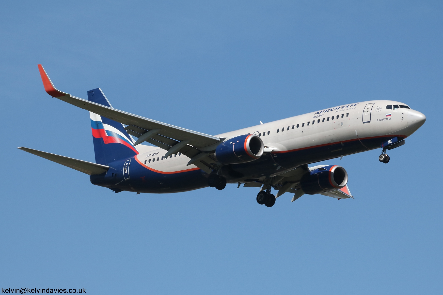 Aeroflot 737NG VP-BRF