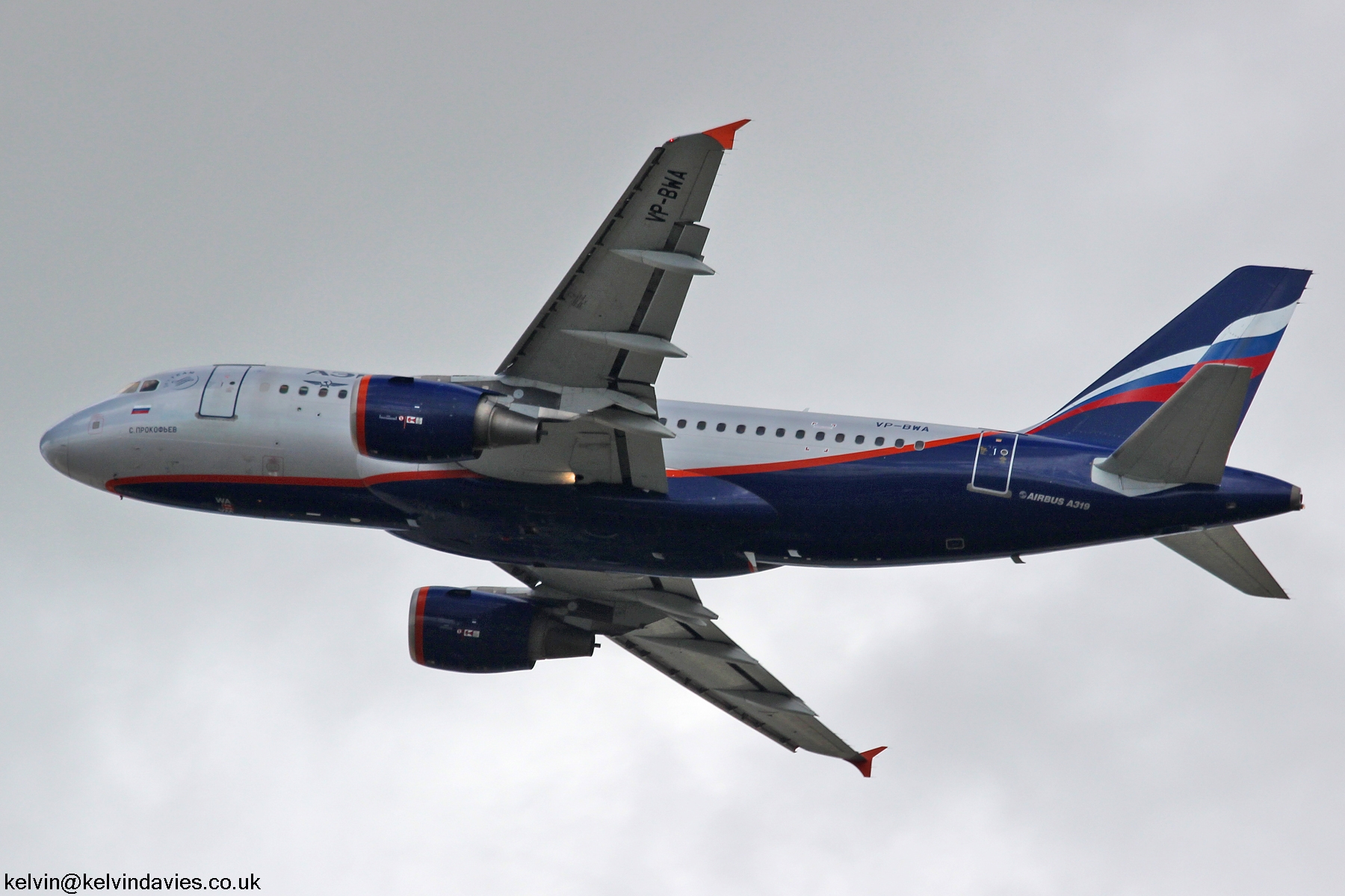 Aeroflot A319 VP-BWA