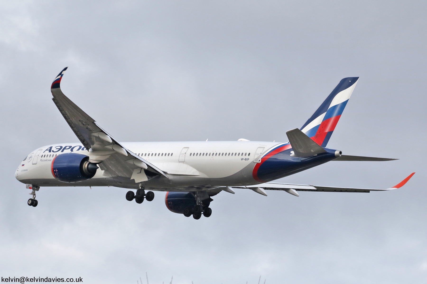 Aeroflot A350 VP-BXP