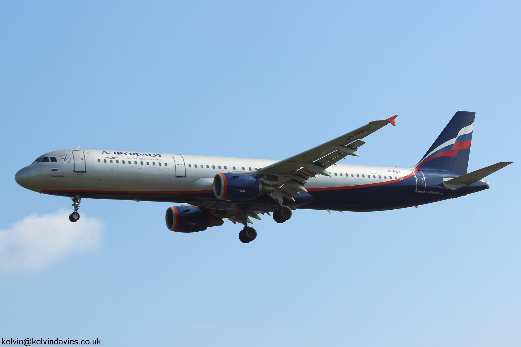 Aeroflot A321 VQ-BEA