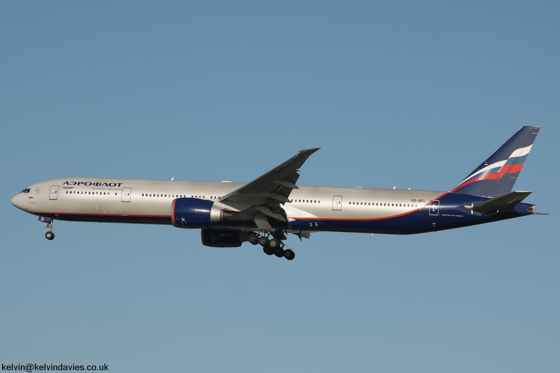 Aeroflot 777 VQ-BFL