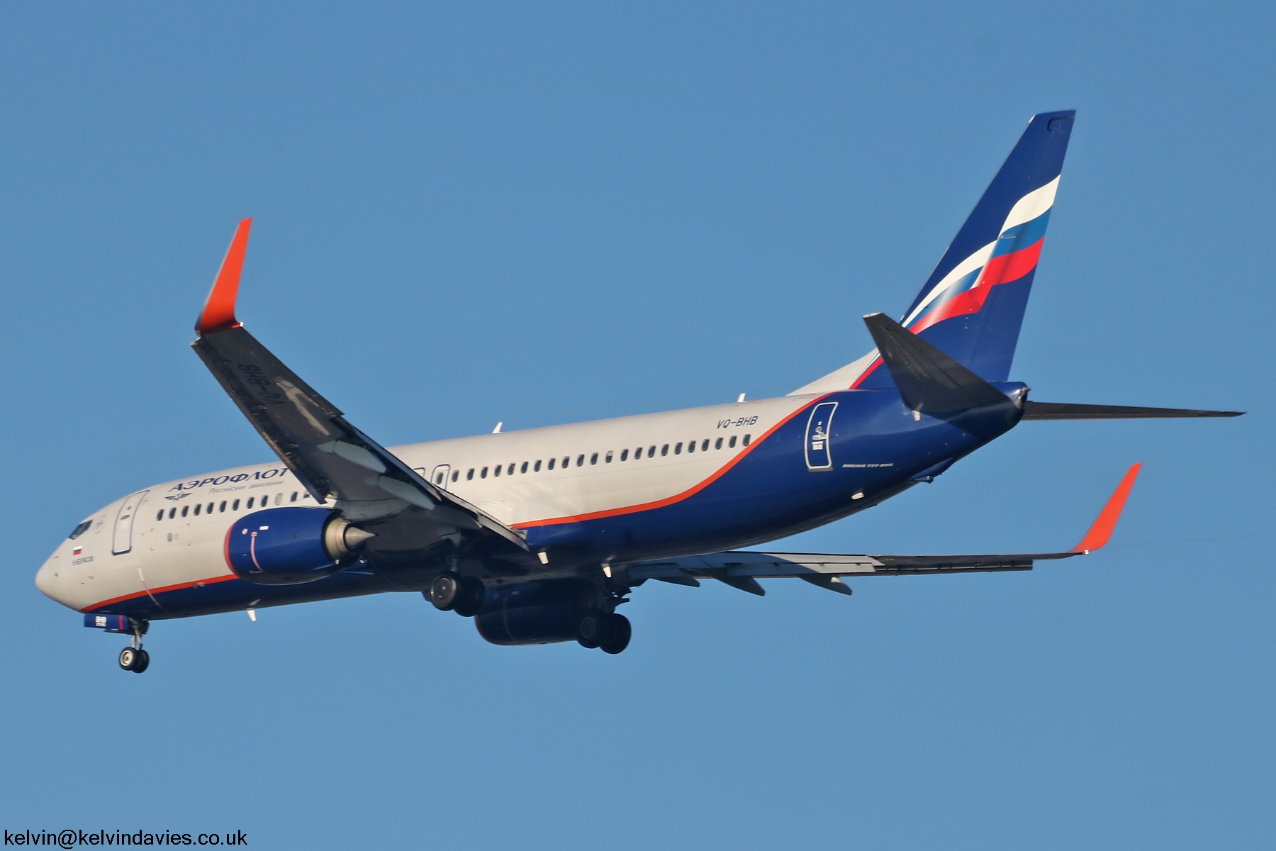Aeroflot 737 VQ-BHB