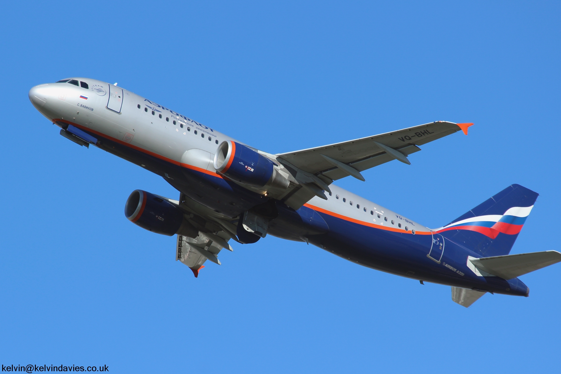 Aeroflot A320 VQ-BHL