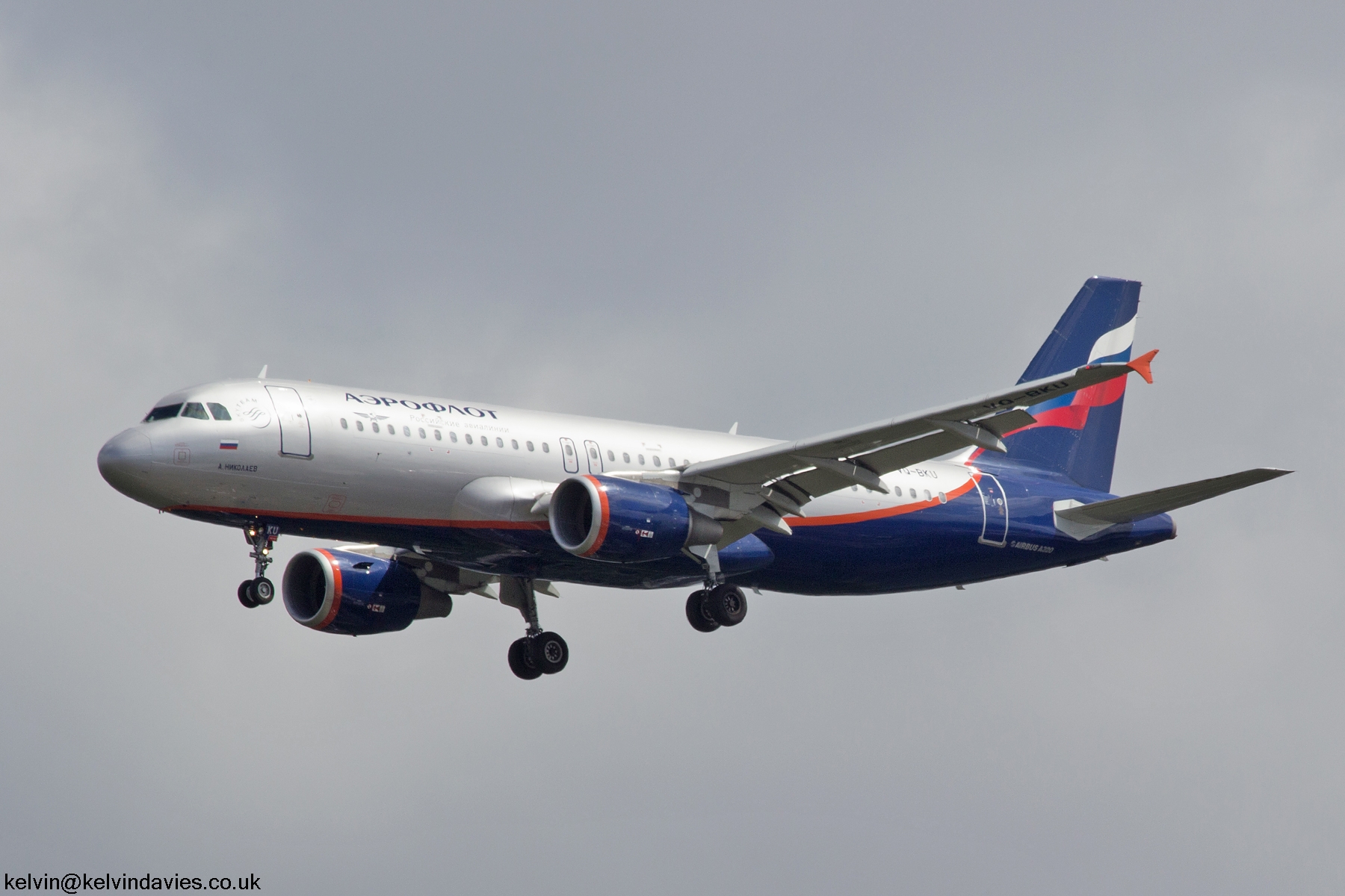Aeroflot A320 VQ-BKU