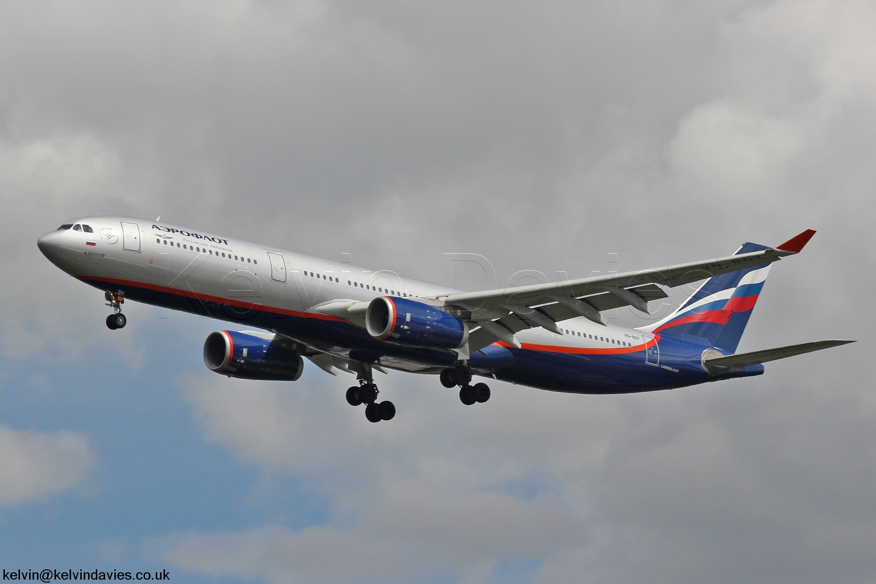 Aeroflot A330 VQ-BQY