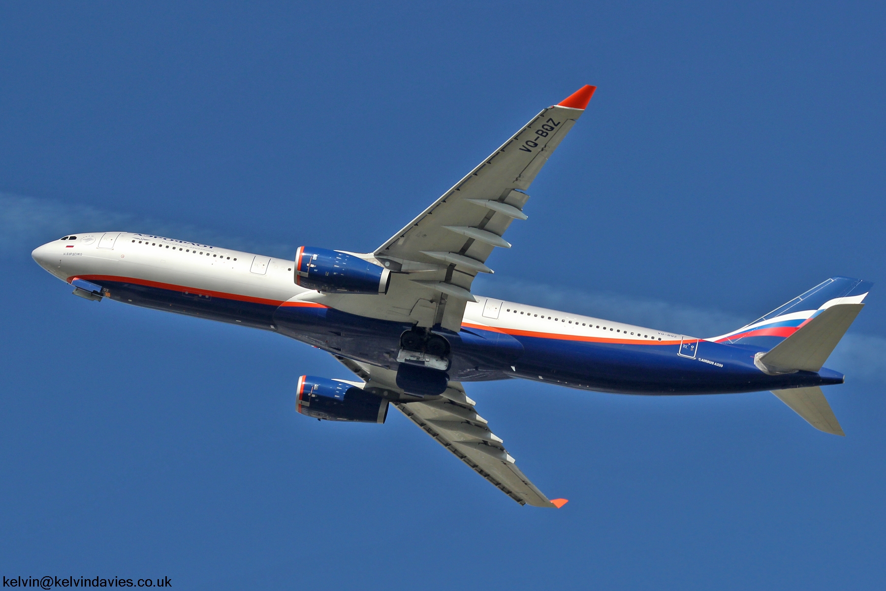Aeroflot A330 VQ-BQZ