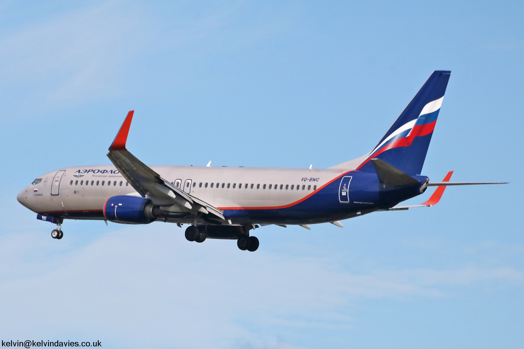 Aeroflot 737NG VQ-BWC