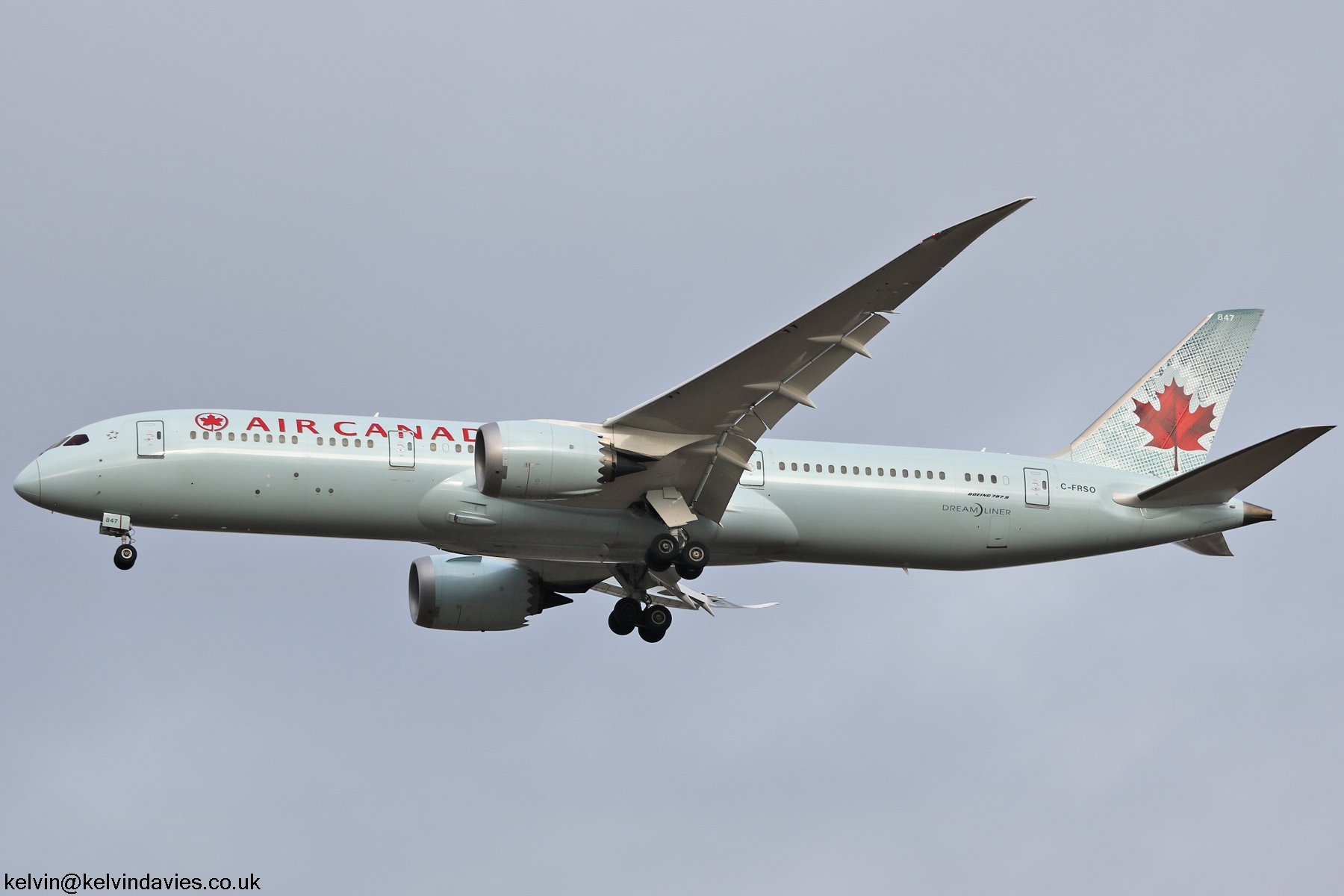 Air Canada 787 C-FRSO