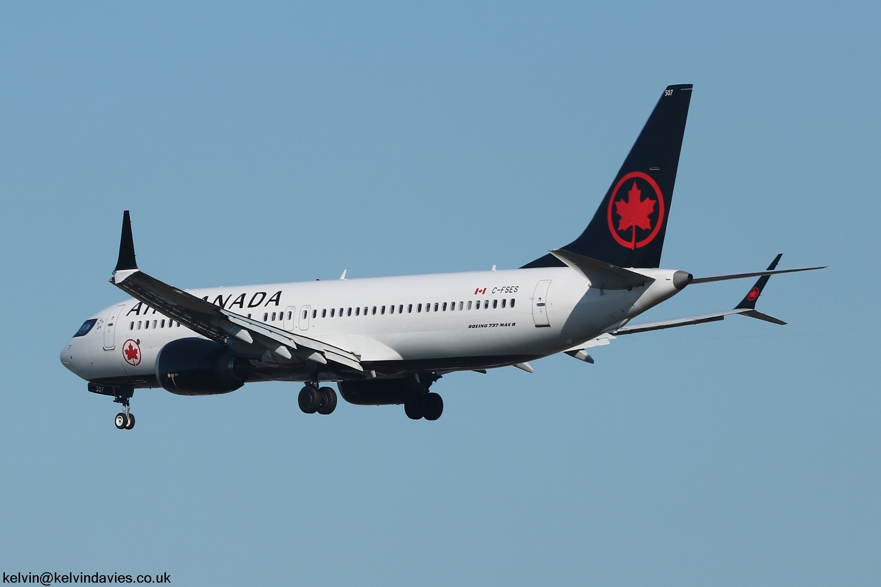 Air Canada 737Max C-FSES