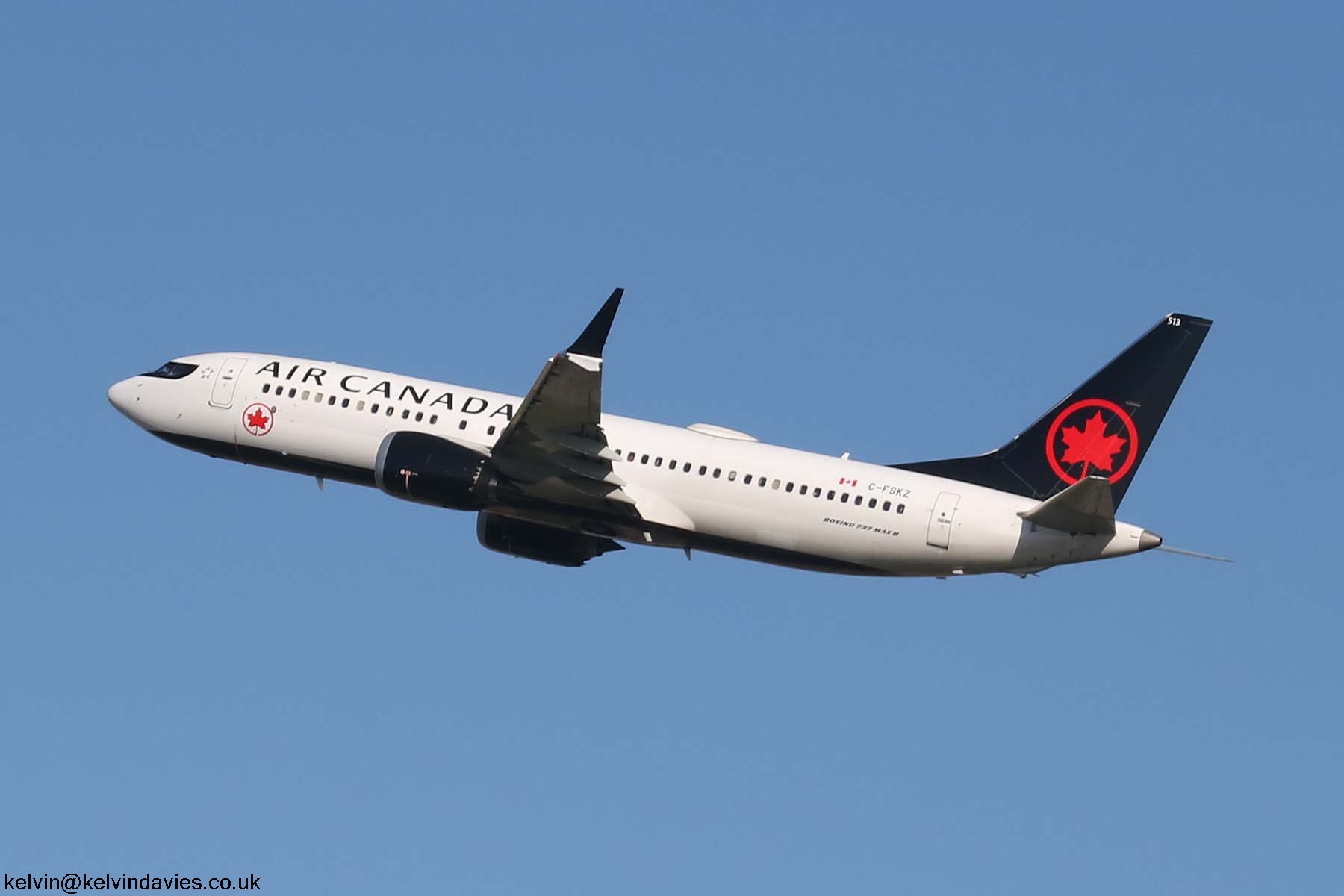 Air Canada 737MAX C-FSKZ