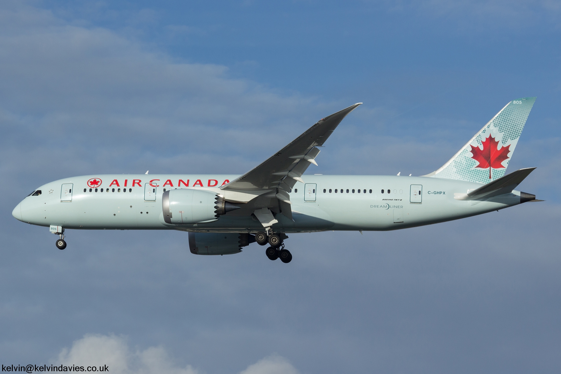 Air Canada 787 C-GHPX