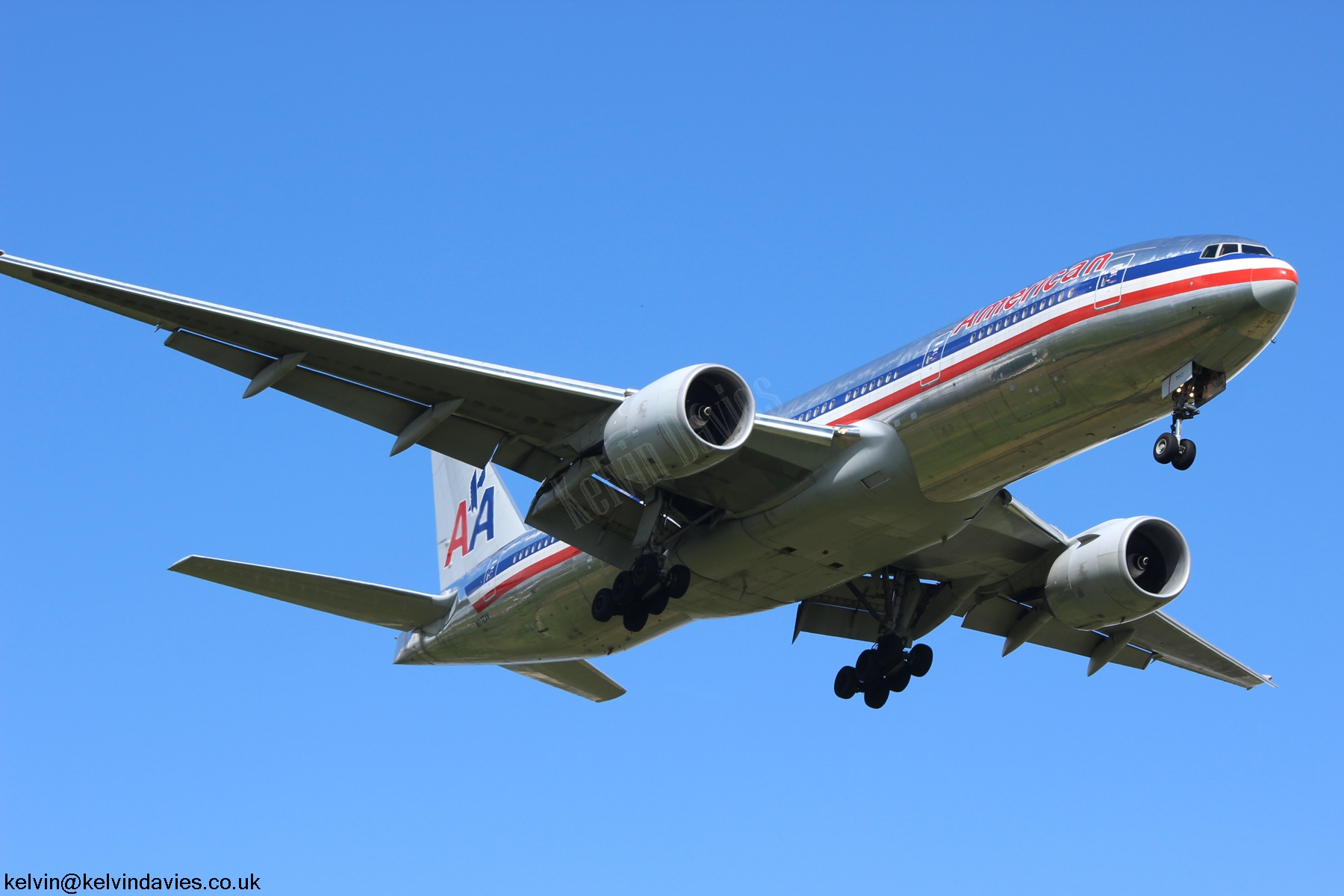 American Airlines 777 N772AN