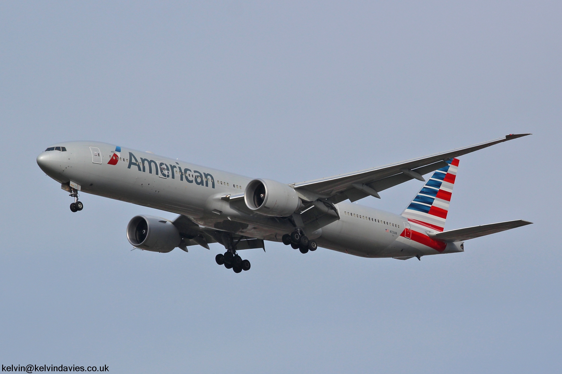 American Airlines 777 N721AN