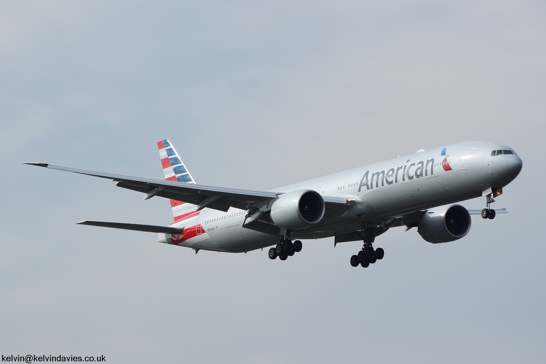 American Airlines B777 N724AN