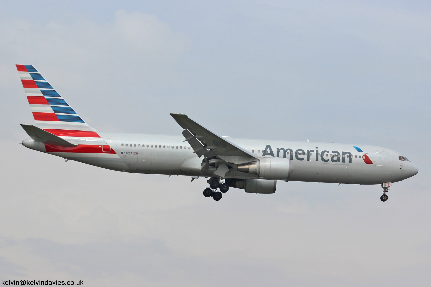 American Airlines 767 N7375A