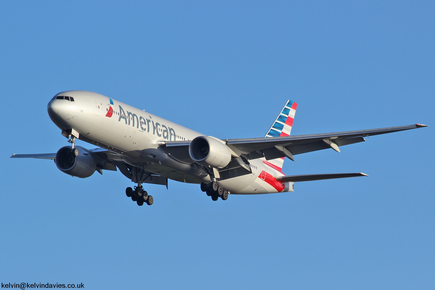 American Airlines B777 N778AN