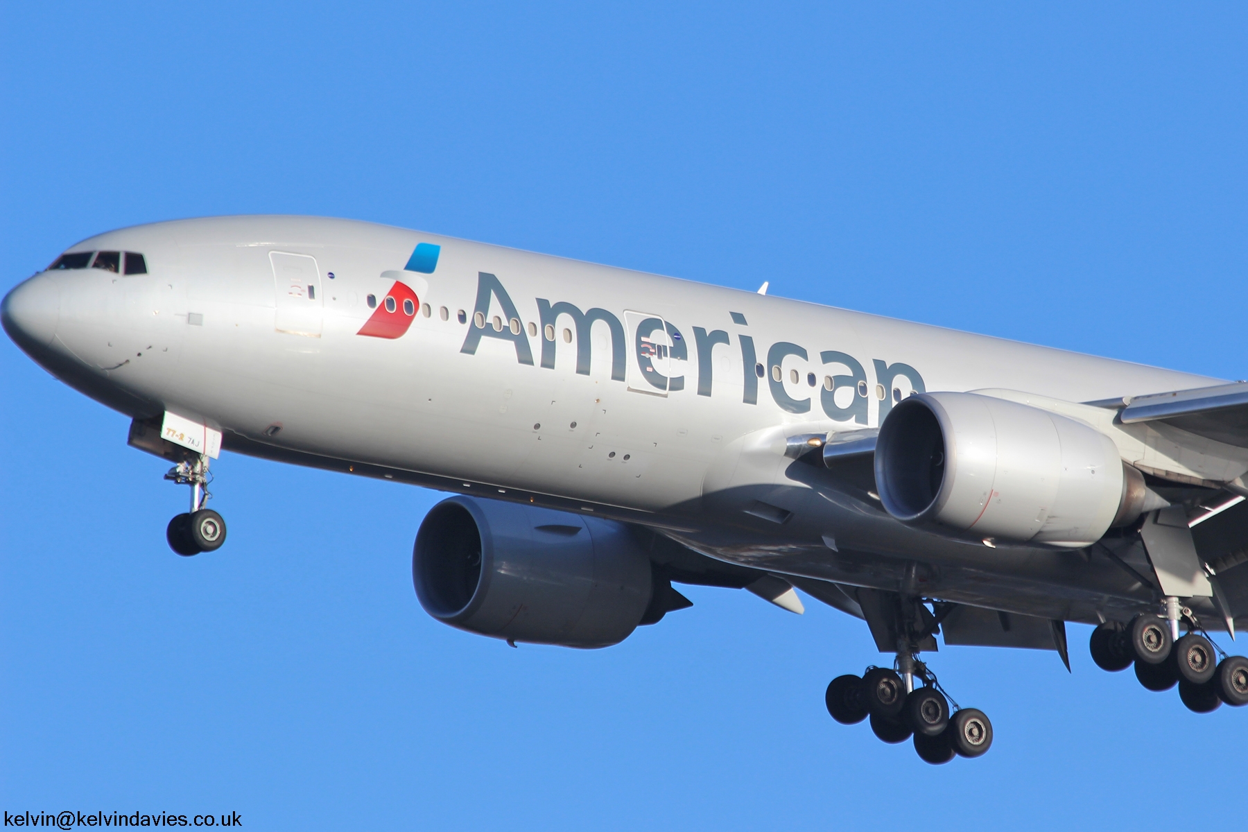 American Airlines B777 N778AN