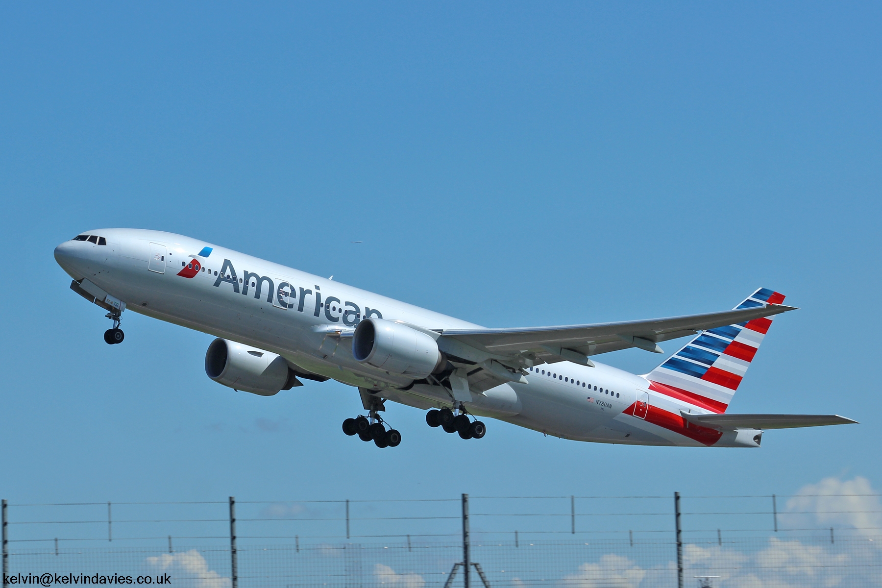 American Airlines B777 N780AN