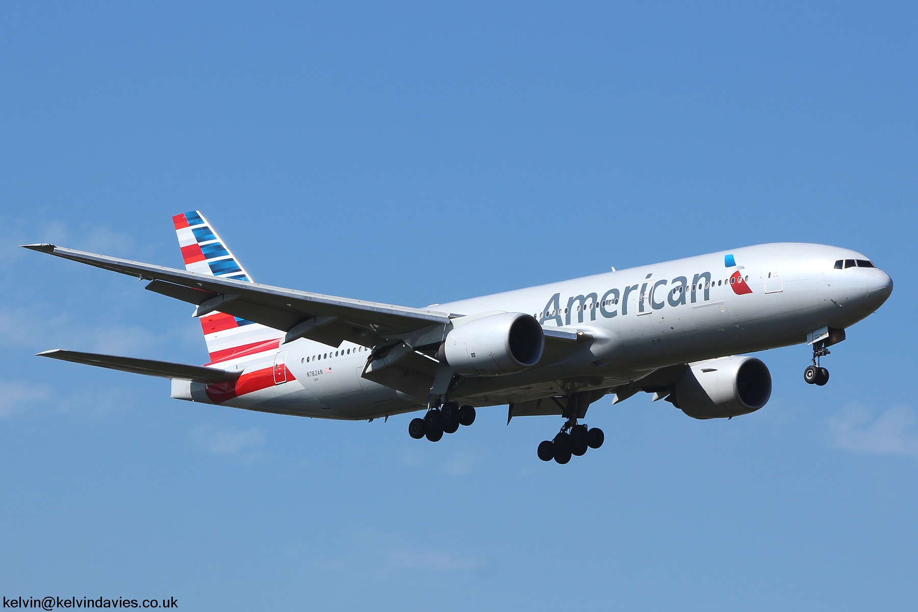American Airlines B777 N782AN