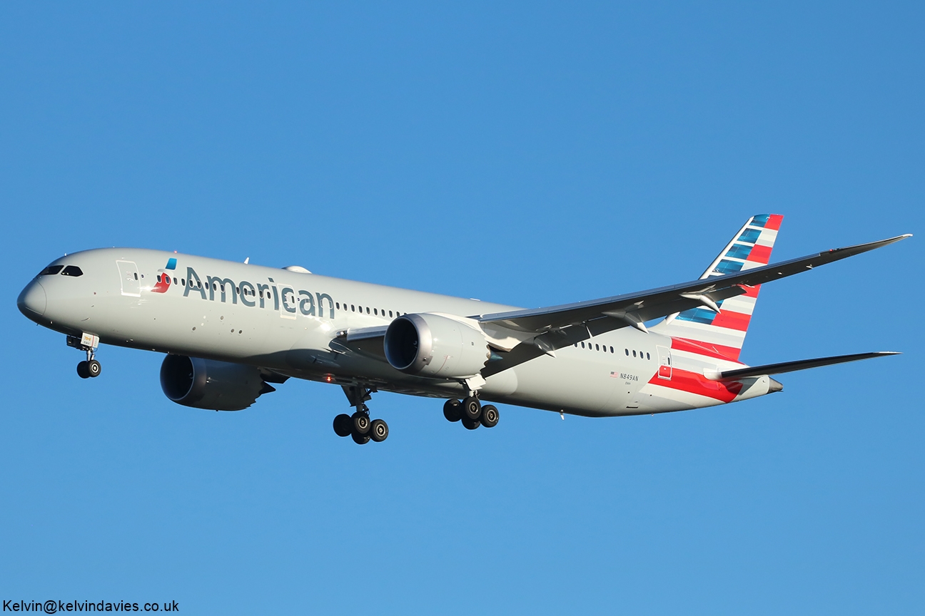 American Airlines 787 N849AN