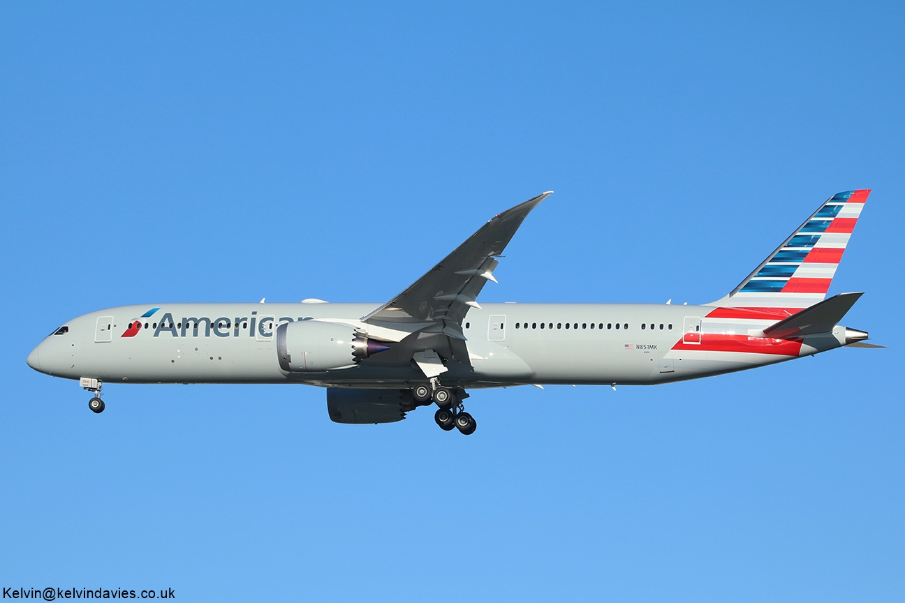 American Airlines 787 N851MK