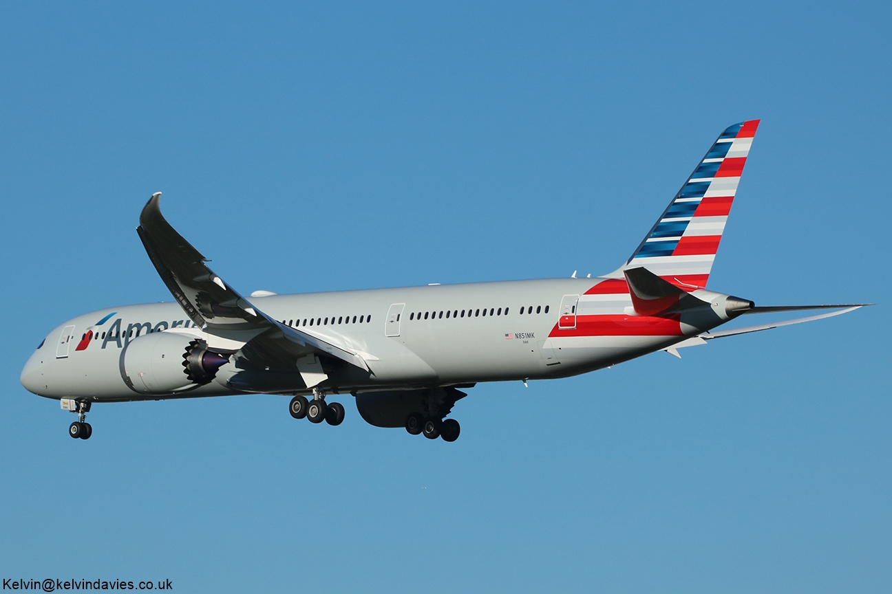 American Airlines 787 N851MK