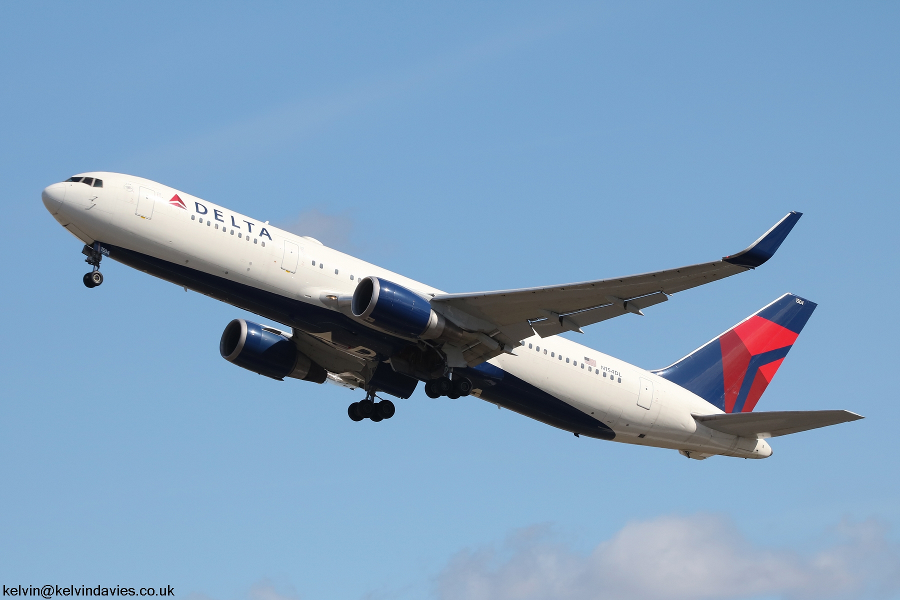 Delta Air Lines 767 N154DL