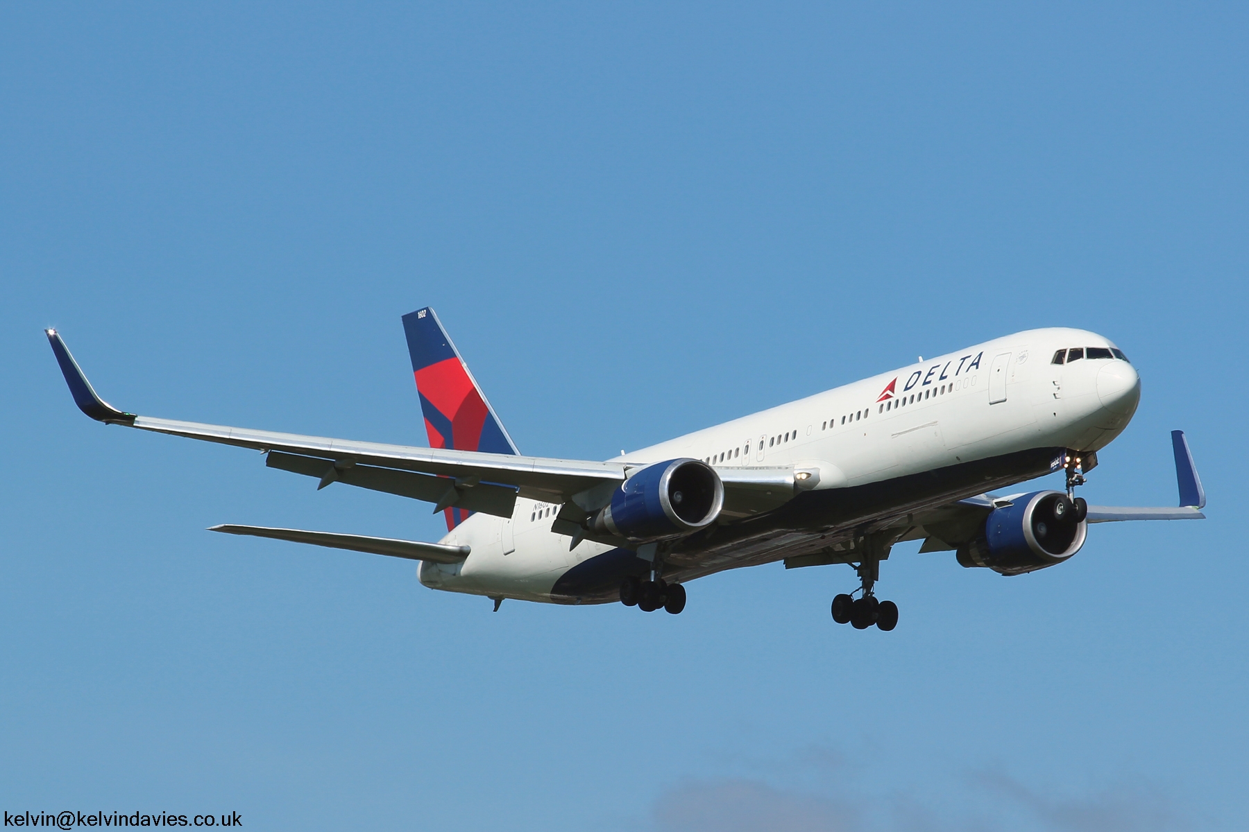 Delta Air Lines 767 N1602