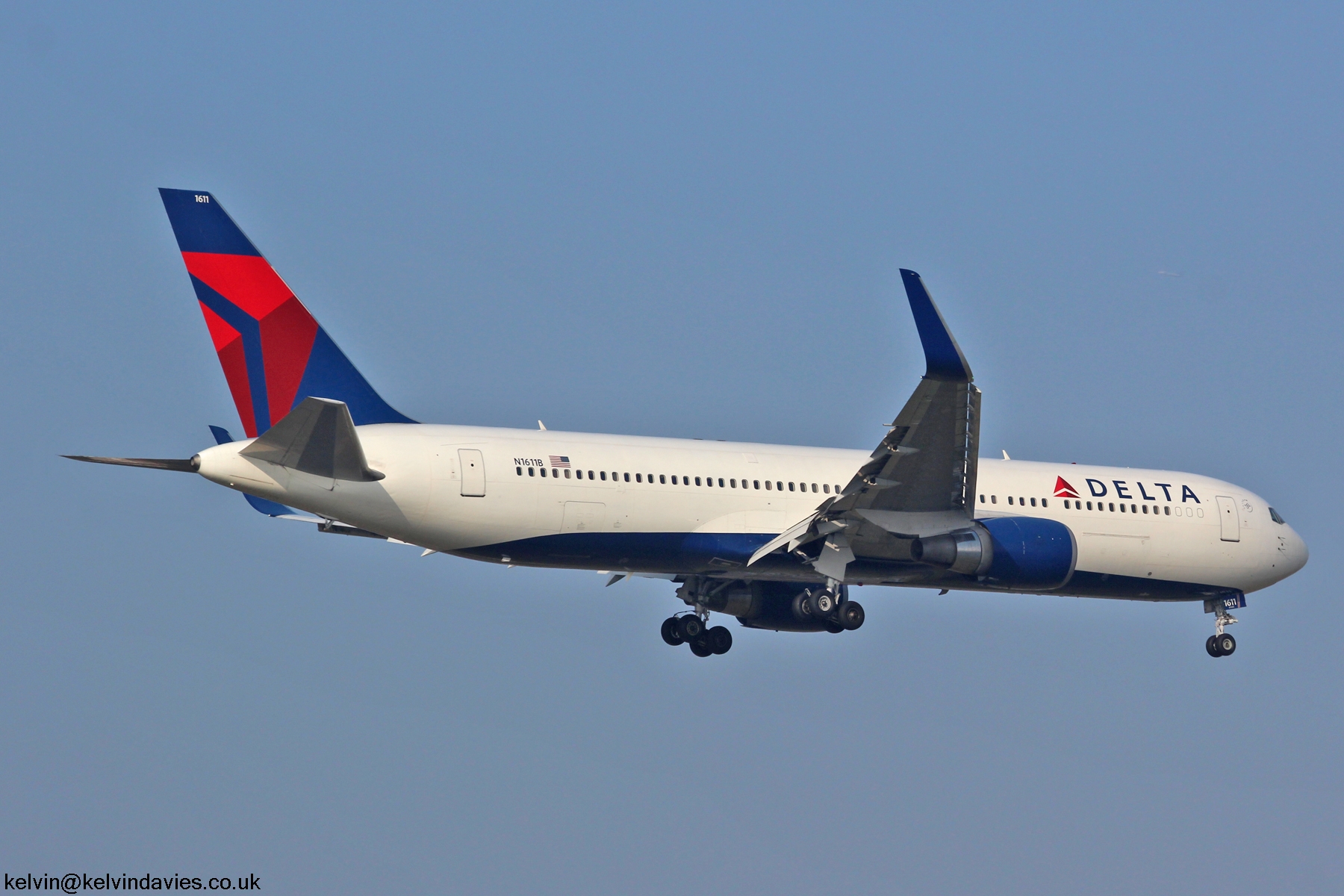 Delta Air Lines 767 N1611B