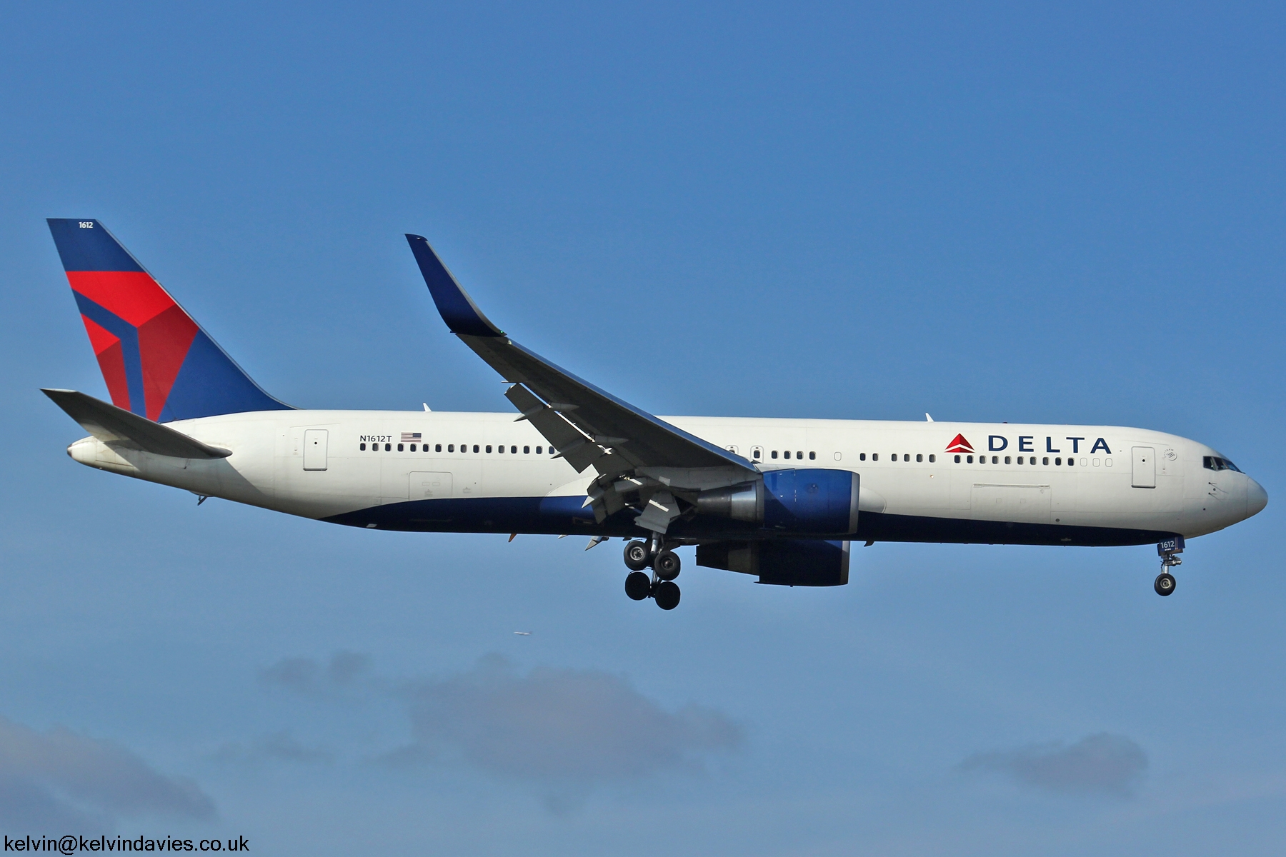 Delta Airlines 767 N1612T