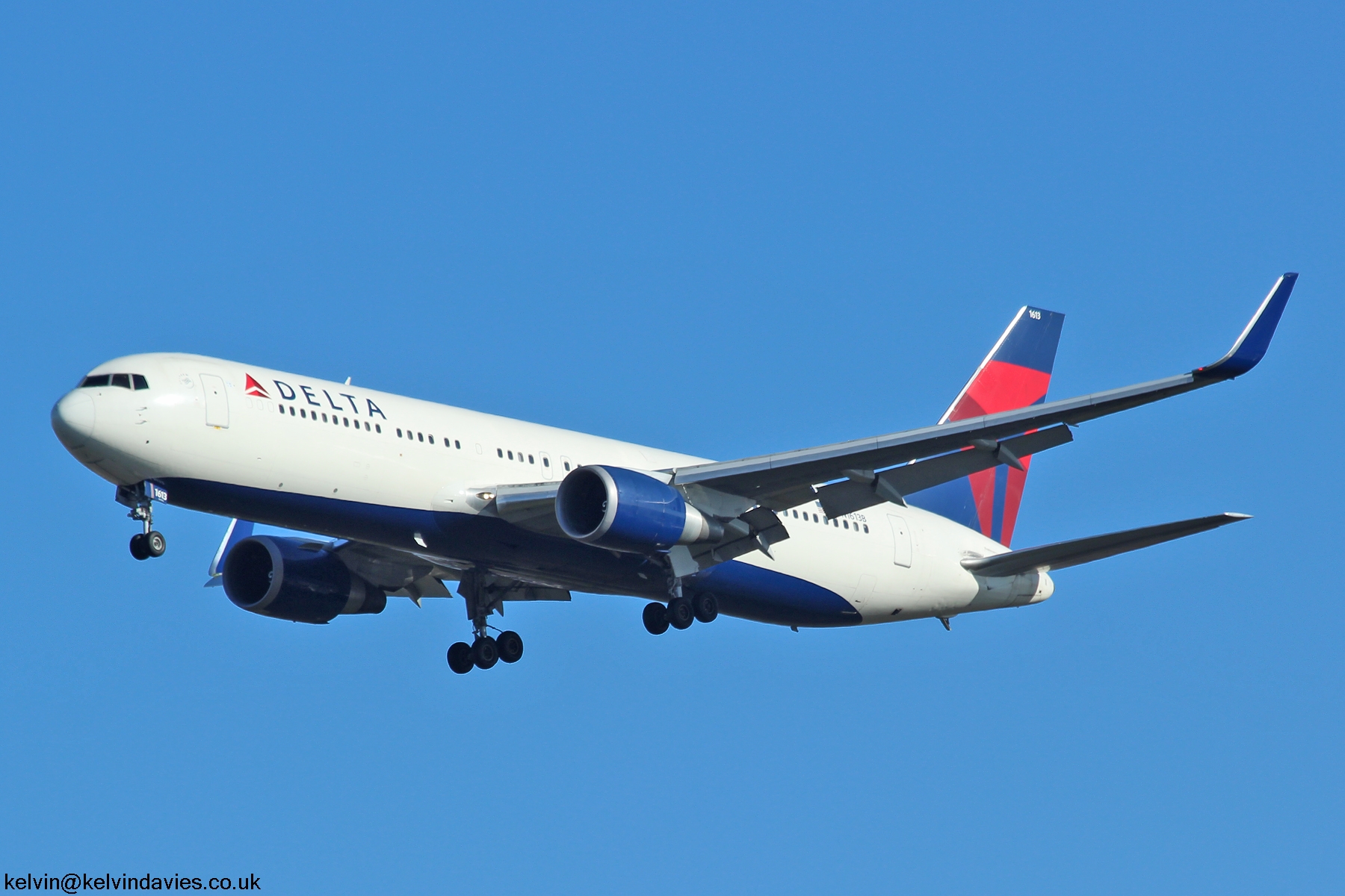 Delta Airlines 767 N1613B