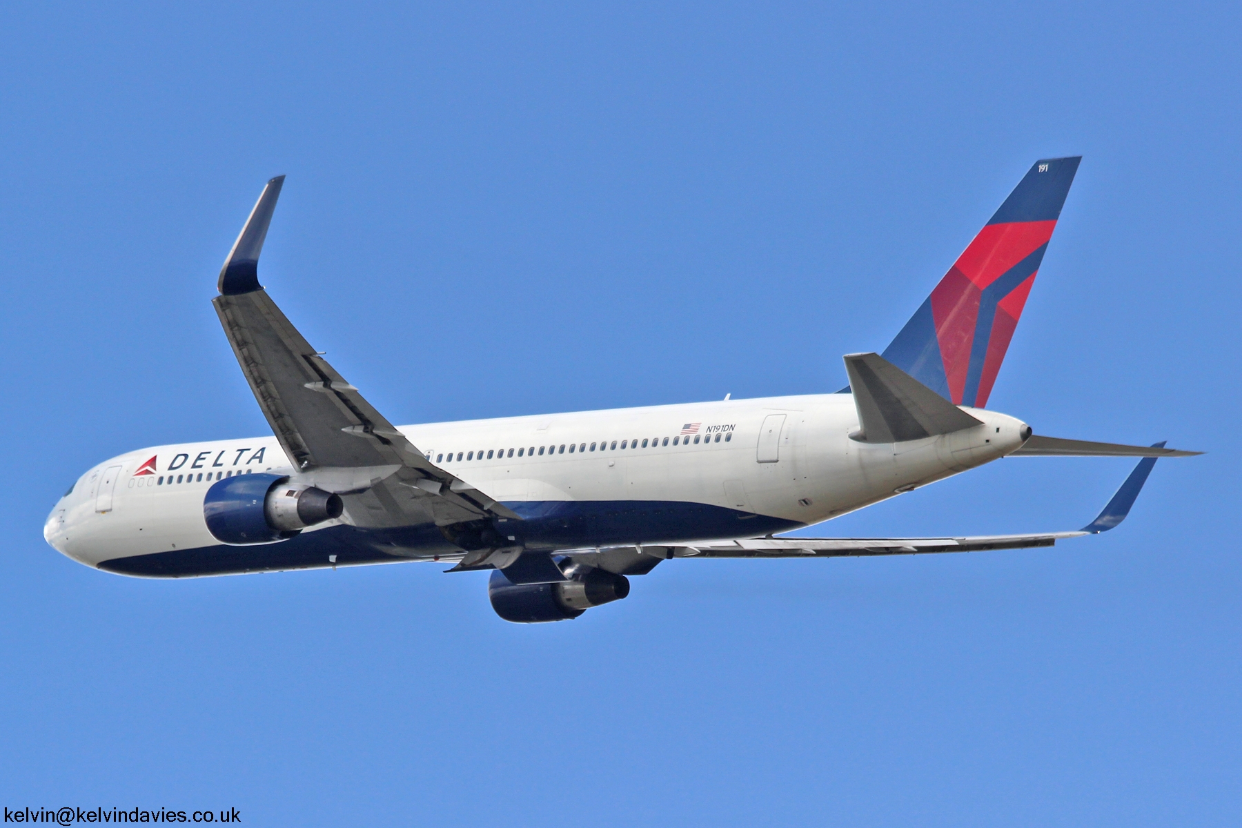 Delta Airlines 767 N191DN