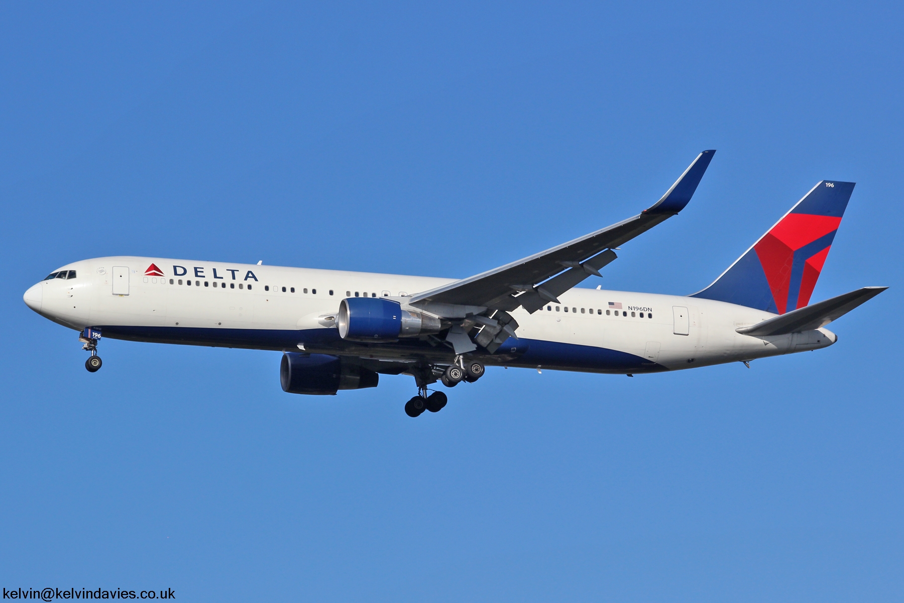 Delta Air Lines B767 N196DN