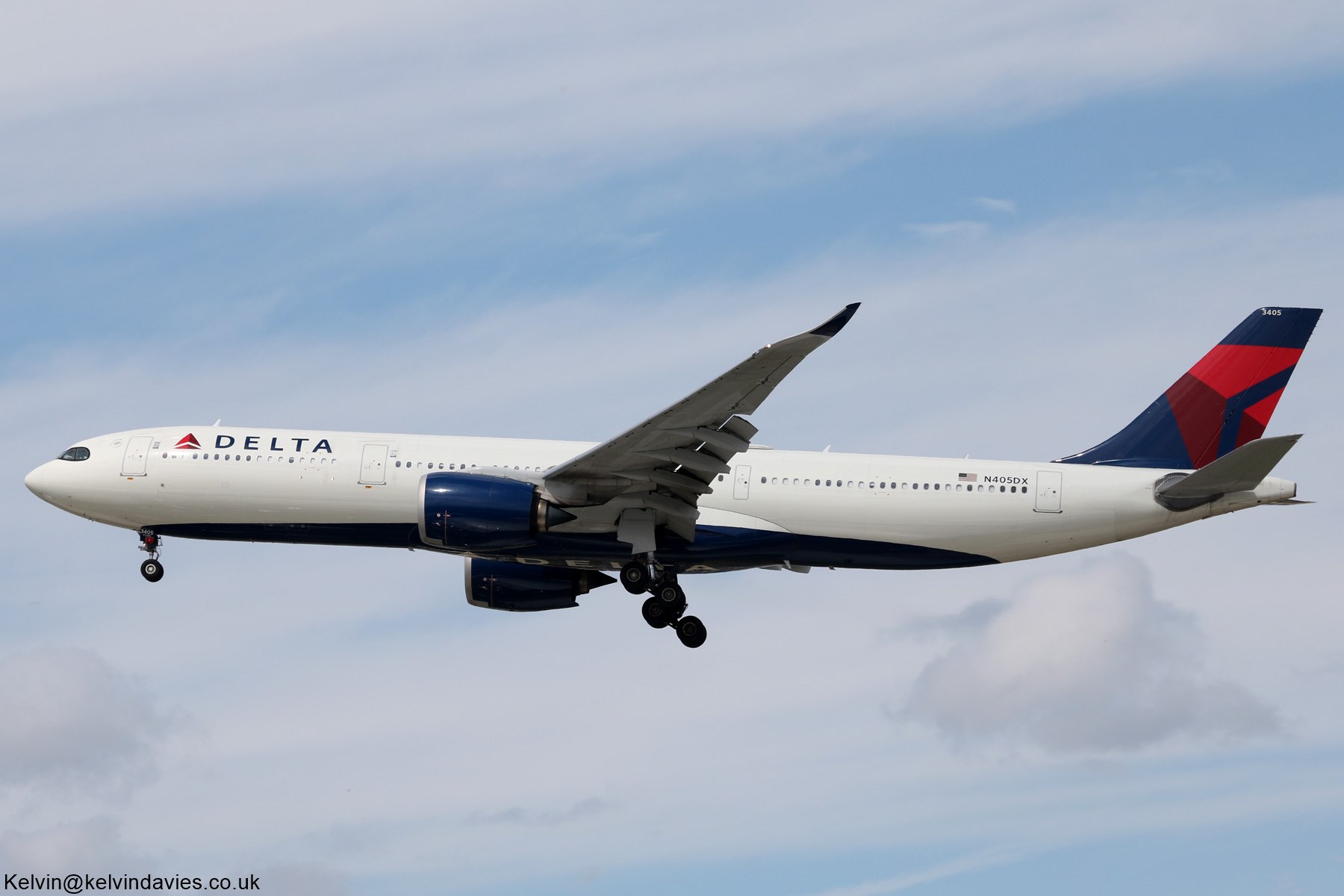 Delta Air Lines A330 N405DX
