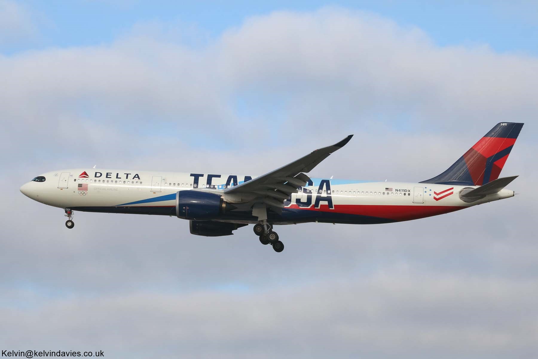 Delta Air Lines A330 N411DX