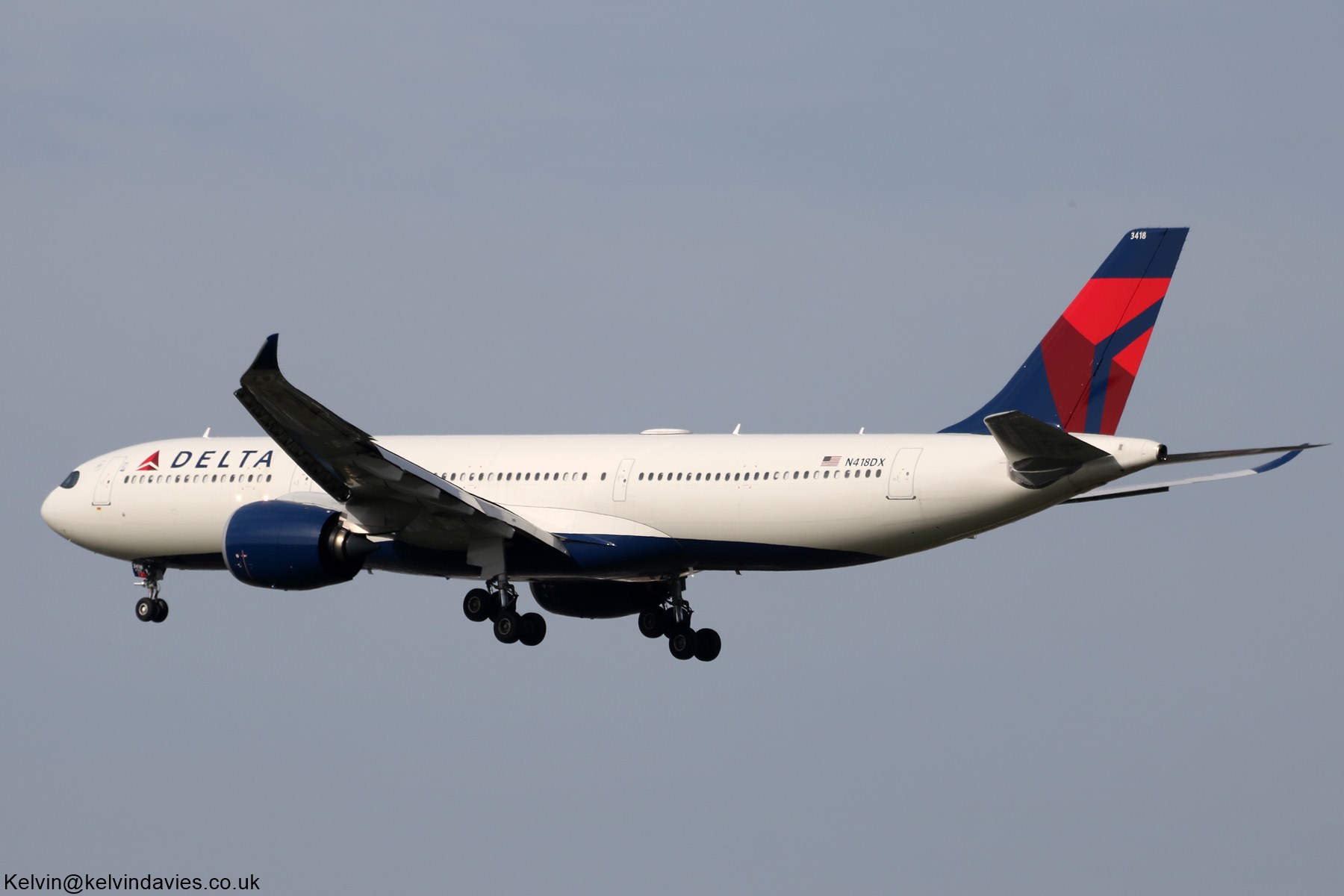 Delta Air Lines A330 N418DX