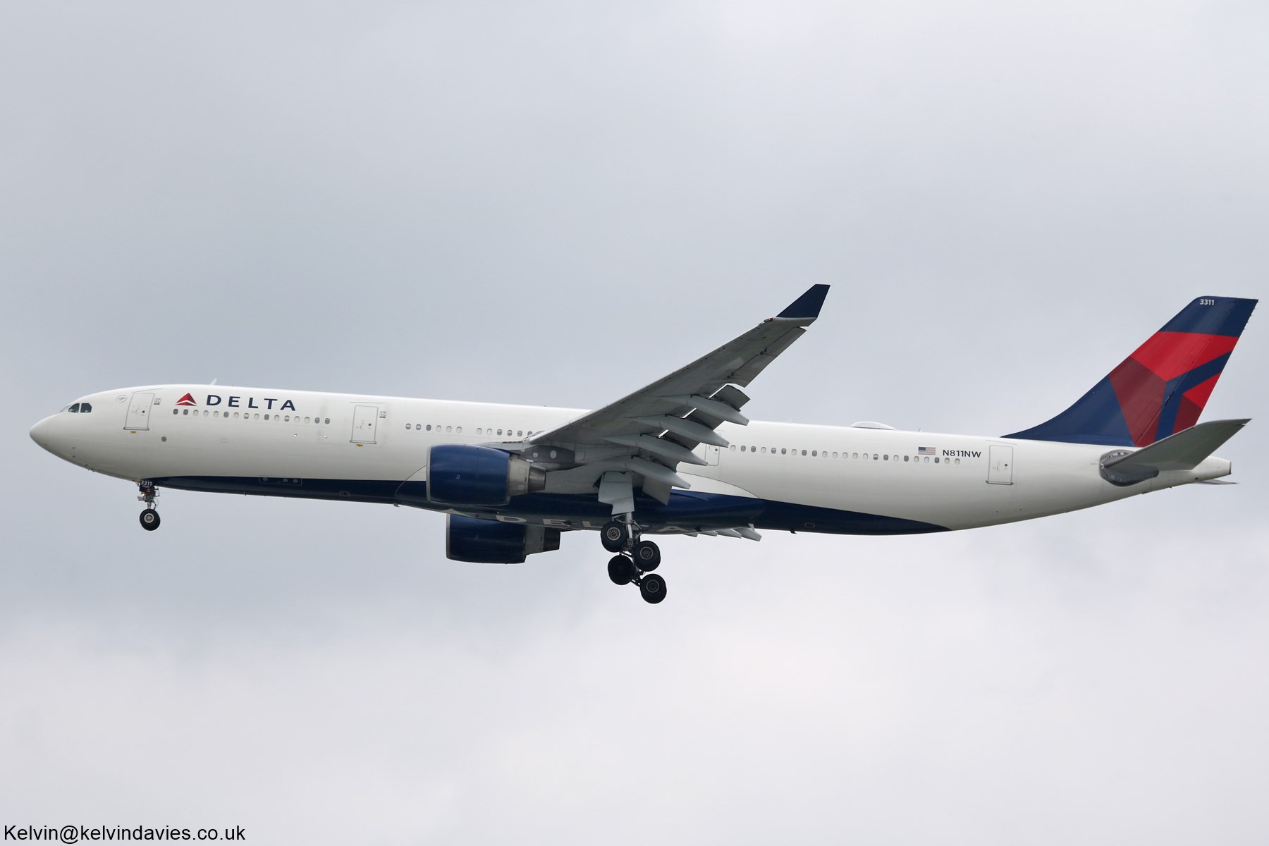 Delta Air Lines A330 N811NW