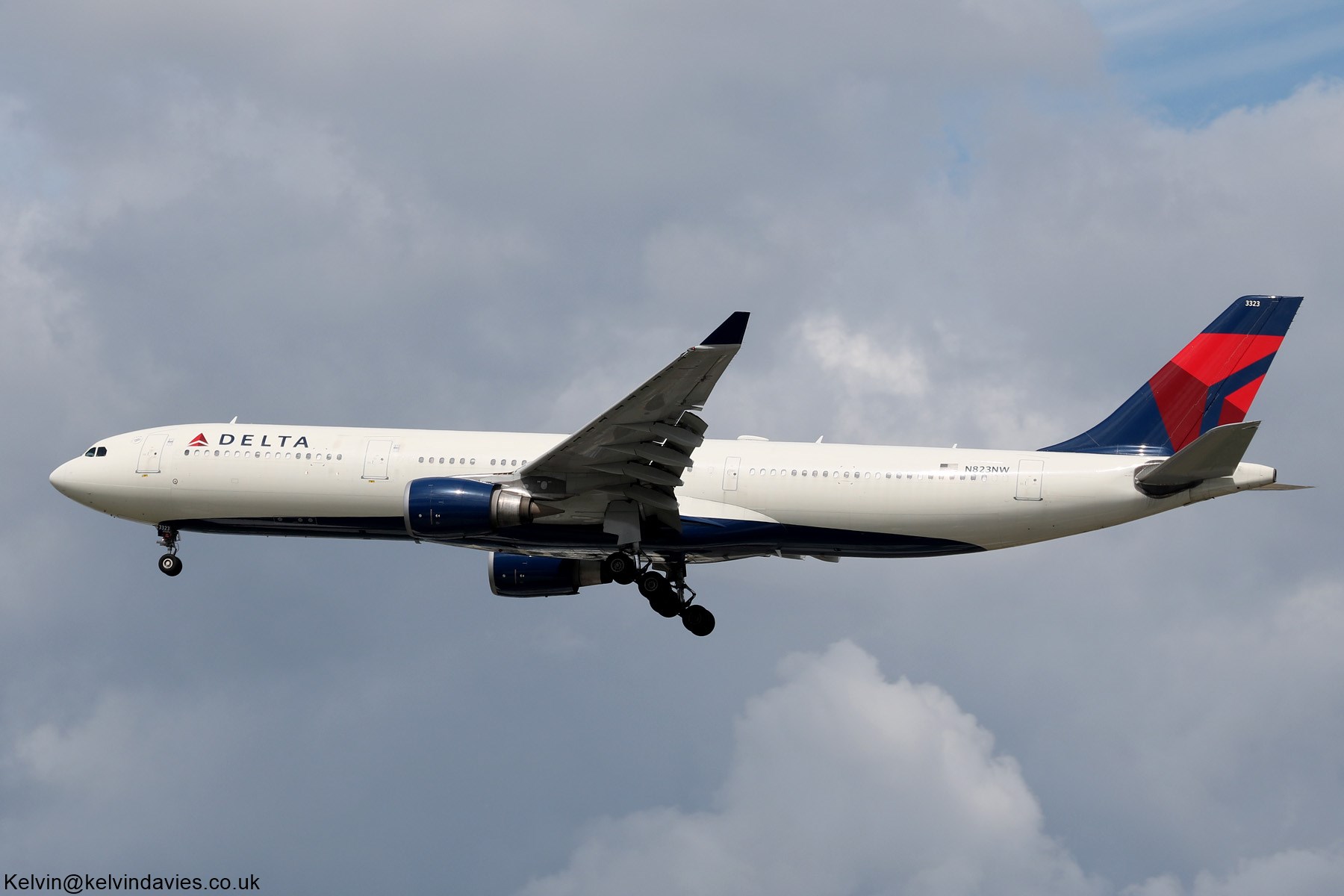 Delta Air Lines A330 N823NW